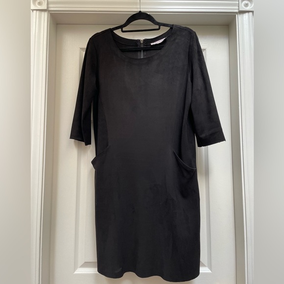 COSTES - Black suede dress - S - Picture 2 of 6